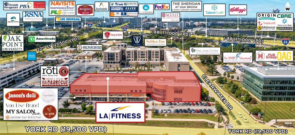 More Photos Of 2030 York Rd, Oak Brook Health Club For Lease