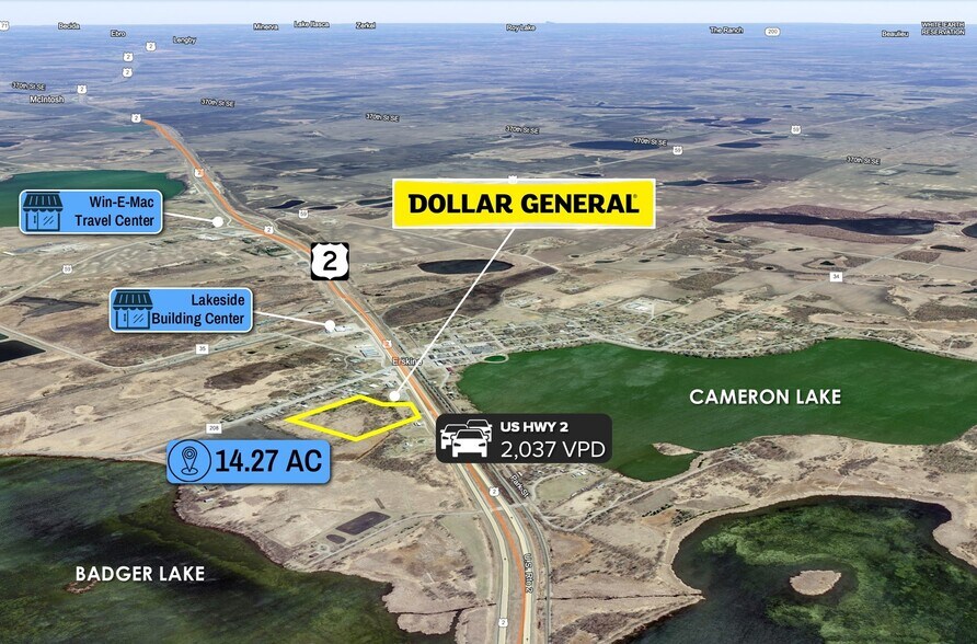 More Photos Of adj. to 209 U.S. 2, Erskine Land For Sale