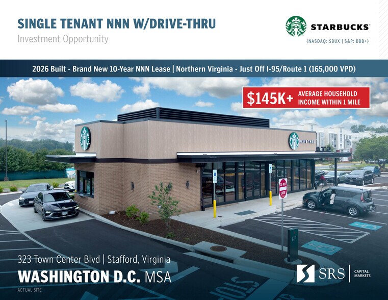 Primary Photo Of 323 Town Center Blvd, Stafford Fast Food For Sale