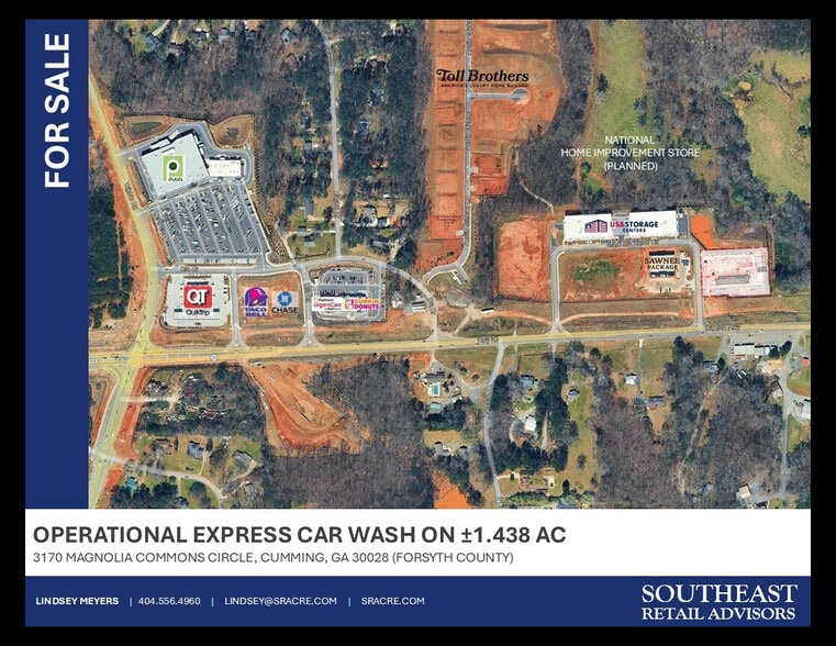Primary Photo Of 3170 MAGNOLIA COMMONS Cir, Cumming Carwash For Sale