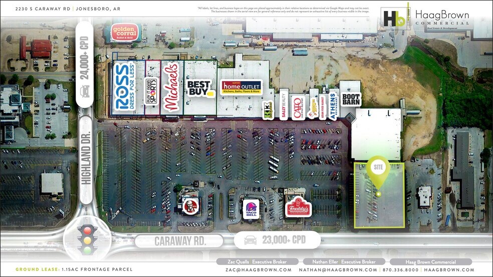 More Photos Of 2230 S Caraway Rd, Jonesboro Land For Lease