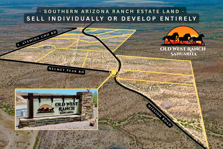 Primary Photo Of 00 S Mission Rd & Helmet Peak Rd, Sahuarita Land For Sale
