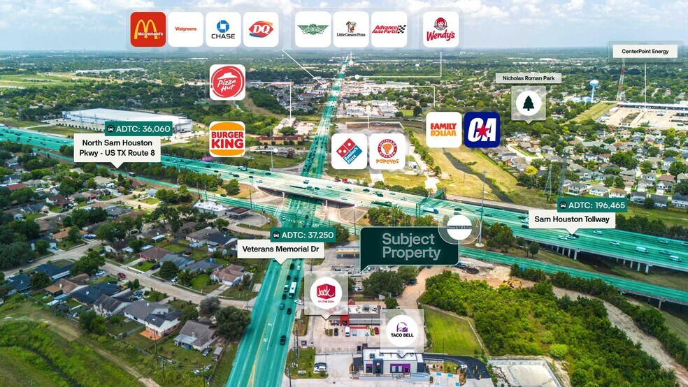 More Photos Of 10750 Veterans Memorial Dr, Houston Service Station For Sale