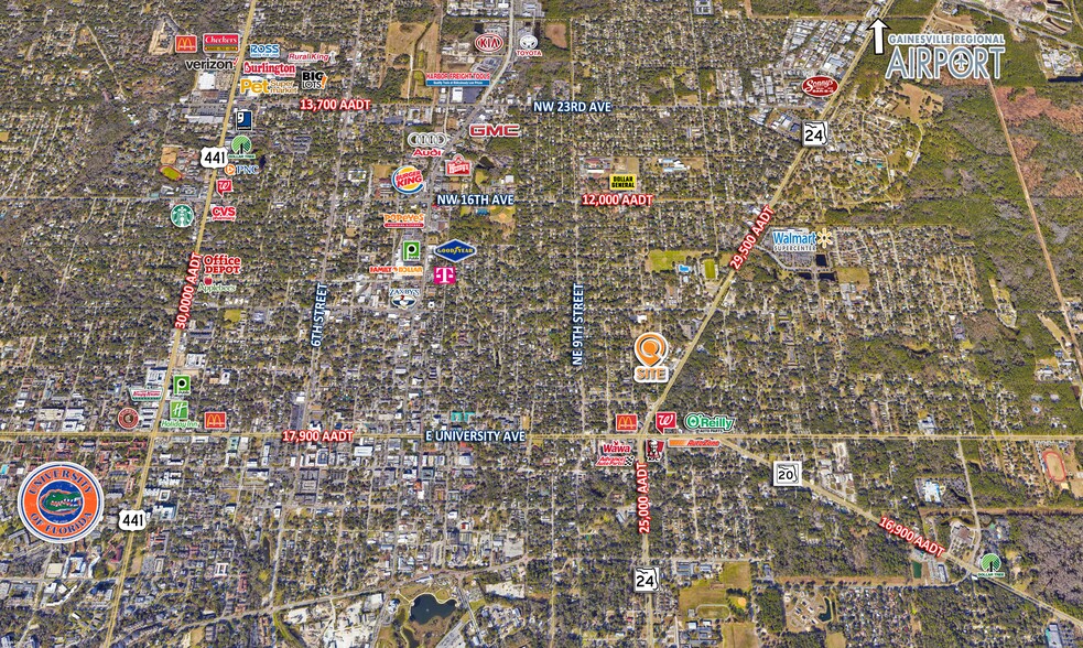 More Photos Of 104 NE Waldo Rd, Gainesville Land For Lease