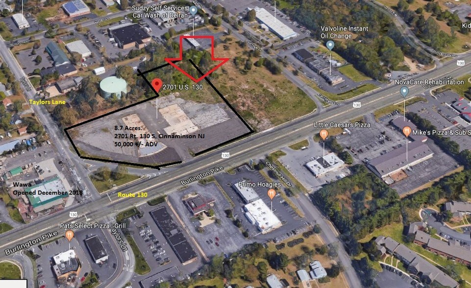 More Photos Of 2701 Route 130 S, Cinnaminson Land For Lease