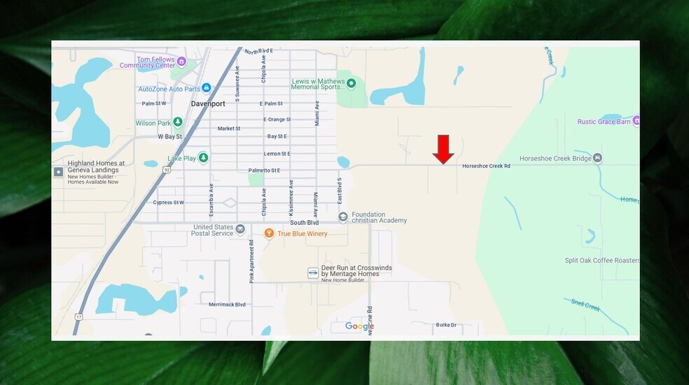 More Photos Of 0 Horseshoe Creek Rd., Davenport Land For Sale