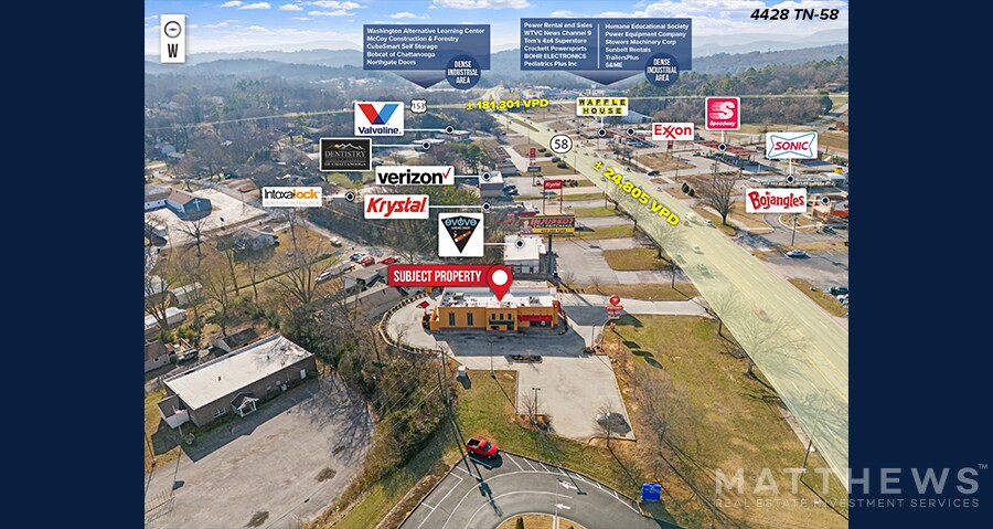 More Photos Of 4428 Highway 58, Chattanooga Fast Food For Lease