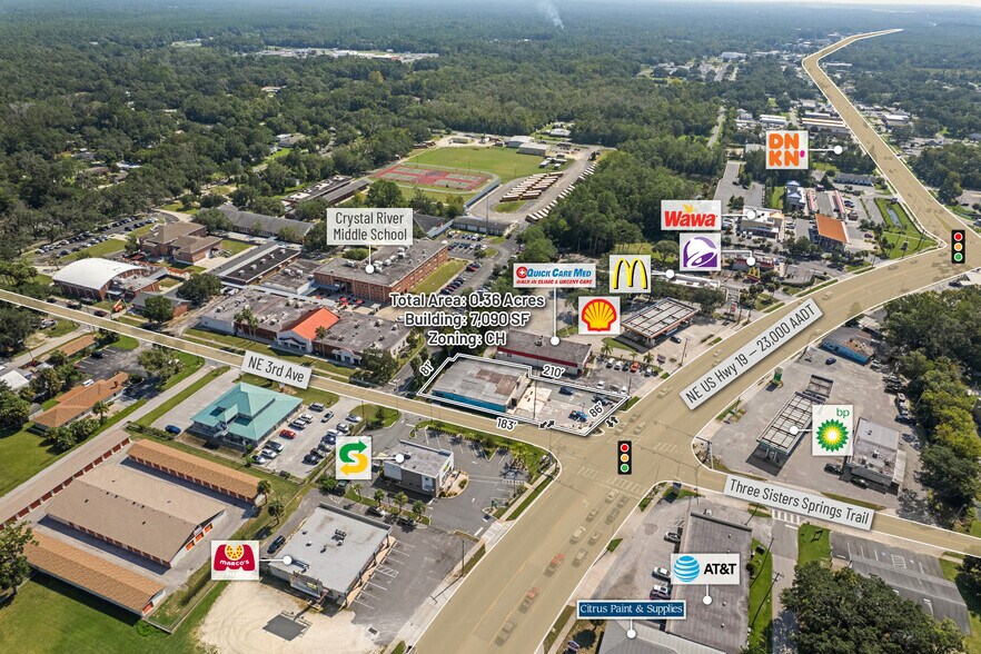 More Photos Of 669 NE Us Highway 19, Crystal River General Retail For Sale