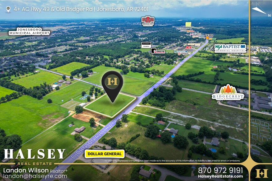 More Photos Of Hwy 49 and Old Bridger Road, Jonesboro Land For Sale