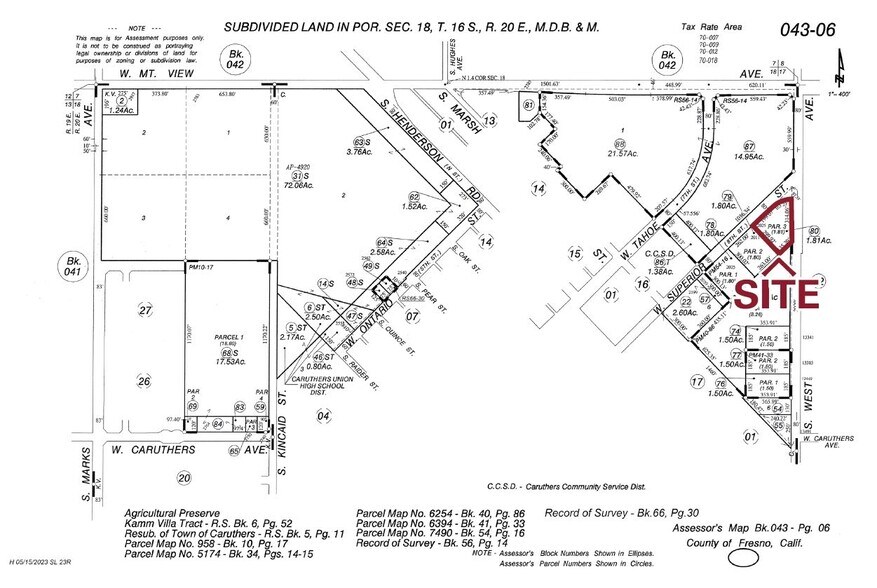 More Photos Of West Superior Avenue Ave @ S. West Avenue, Caruthers Land For Sale