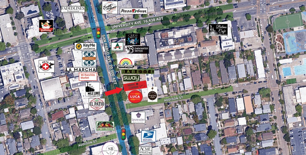 More Photos Of 2049 San Pablo Ave, Berkeley Restaurant For Lease