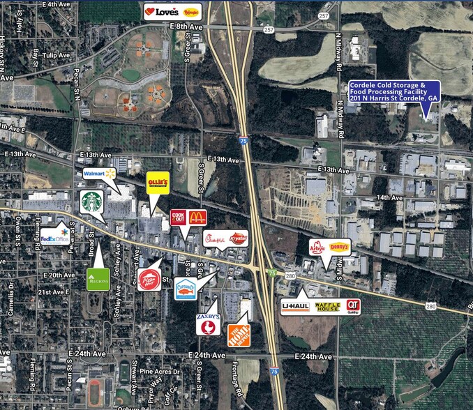 More Photos Of 201 N Harris St, Cordele Refrigeration Cold Storage For Sale