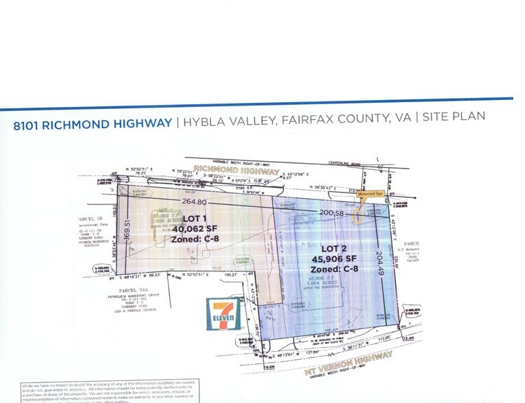 Primary Photo Of 8101 Richmond Hwy, Alexandria Land For Sale