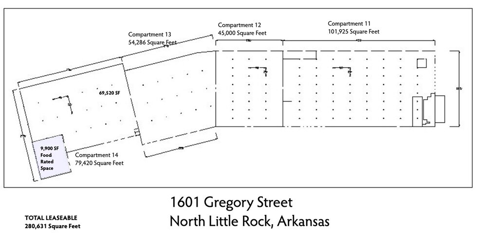 More Photos Of 1601 Gregory St, North Little Rock Distribution For Lease