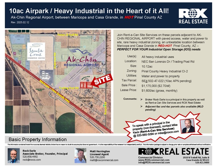 Primary Photo Of 32580 Trading Post rd, Maricopa Land For Sale