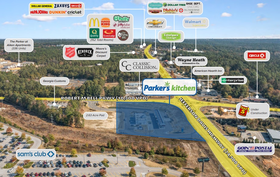 More Photos Of 140 Jefferson Davis Hwy, Aiken Convenience Store For Sale