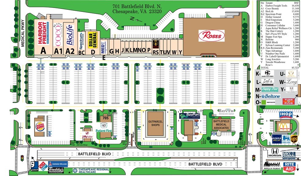 More Photos Of 701 N Battlefield Blvd, Chesapeake Unknown For Lease