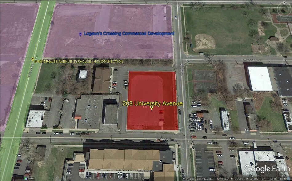 More Photos Of 208 University Ave, Syracuse Land For Sale