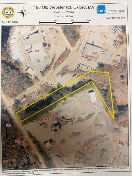 More Photos Of 196 Old Webster Rd, Oxford Land For Sale