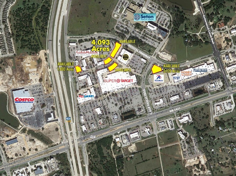 Primary Photo Of 1335 E Whitestone Blvd, Cedar Park General Retail For Lease