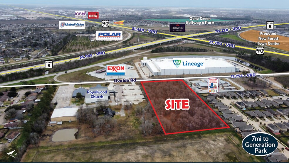 Primary Photo Of 7803 Uvalde Road, Houston Land For Sale