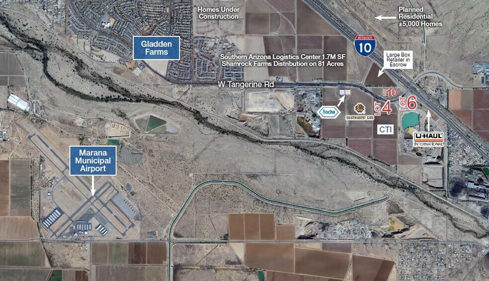 More Photos Of Tangerine & I-10, Marana Land For Sale