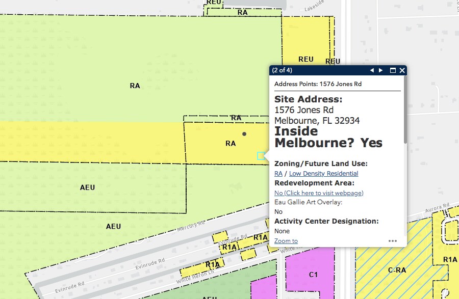 More Photos Of 1576 Jones Rd, Melbourne Land For Sale