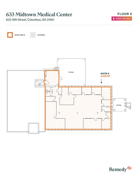More Photos Of 633 19th St, Columbus Medical For Lease