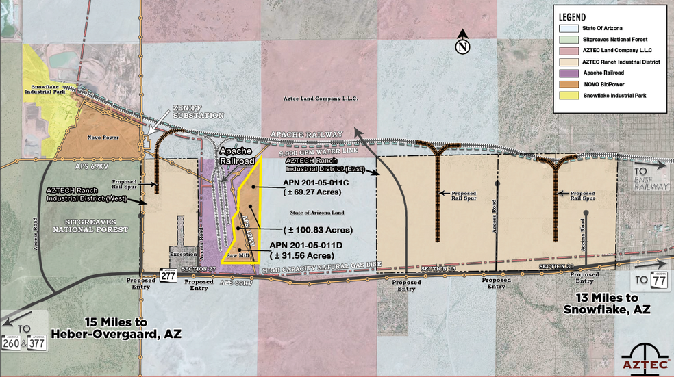 Primary Photo Of ±13 Miles West of Snowflake, AZ, Snowflake Land For Sale