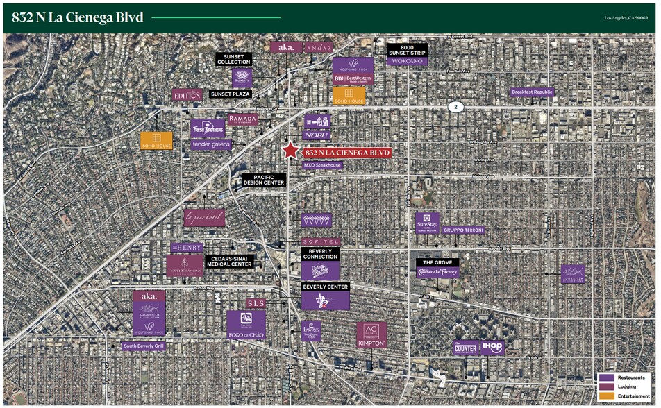 More Photos Of 832 N La Cienega Blvd, Los Angeles Land For Lease