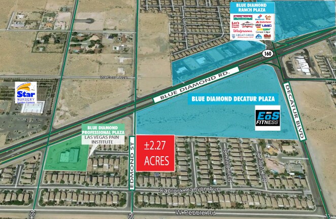 Primary Photo Of Blue Diamond Rd @ Edmond St, Las Vegas Land For Sale