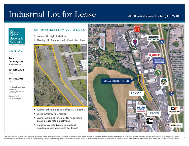 More Photos Of 90860 Roberts Rd, Eugene Land For Lease