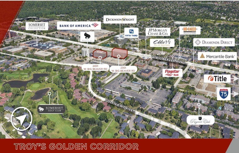 More Photos Of 2401 W Big Beaver Rd, Troy Unknown For Lease