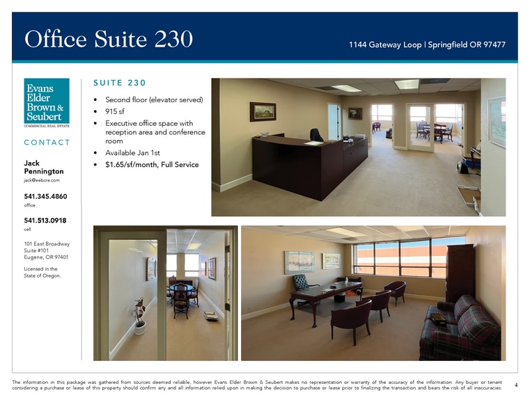 More Photos Of 1144 Gateway Loop, Springfield Office For Lease