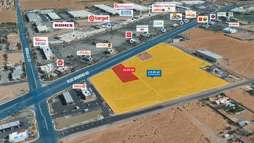 Primary Photo Of Blue Diamond Rd @ Scrhills St, Las Vegas Land For Sale