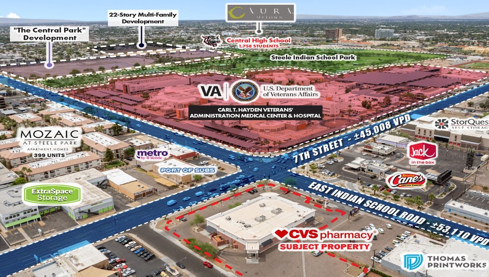 More Photos Of 711 E Indian School Rd, Phoenix Drugstore For Lease