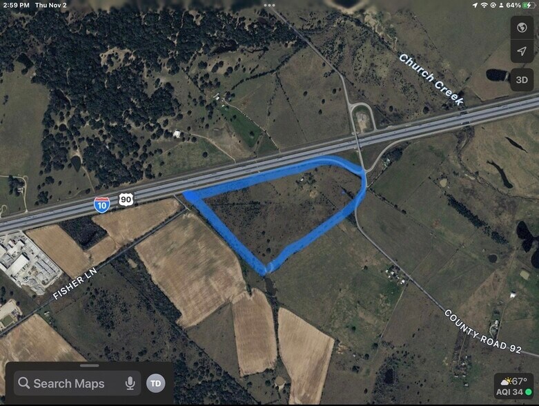 Primary Photo Of 6164 E I-10, Cat Spring Land For Sale