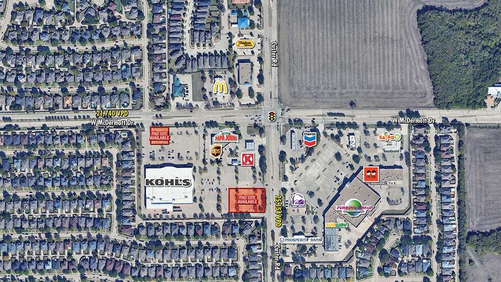 Primary Photo Of 2400 McDermott Road, Plano Land For Lease