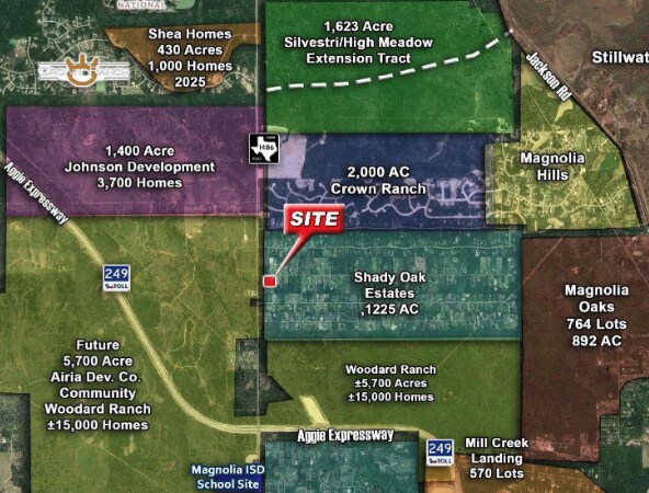 Primary Photo Of 24915 Shady Oaks Boulevard Blvd, Montgomery Land For Sale