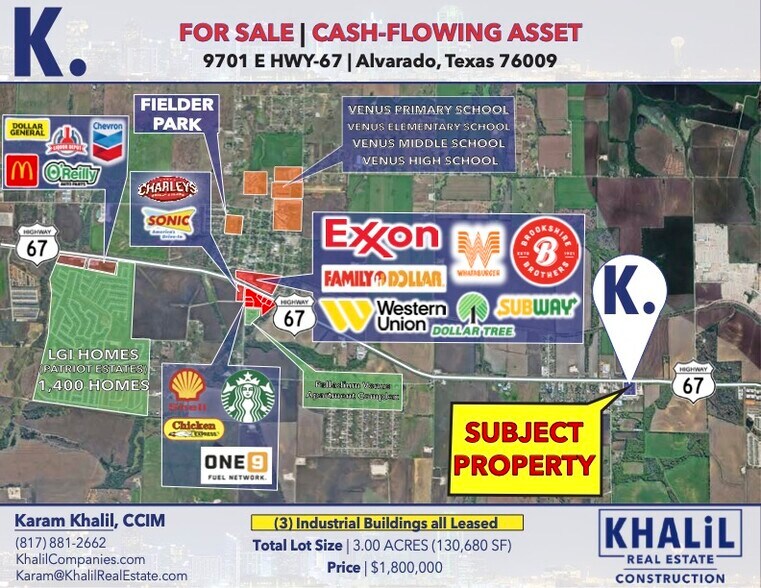 More Photos Of 9701 E Highway 67, Alvarado Service For Sale