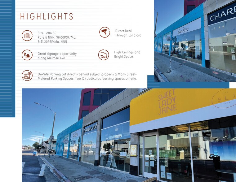 More Photos Of 8360 Melrose Ave, Los Angeles Storefront Retail Office For Sale