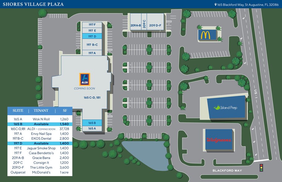 More Photos Of 165-209 Blackford Way, Saint Augustine Unknown For Lease