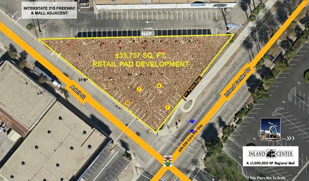 Primary Photo Of 764 Inland Center Dr, San Bernardino Land For Lease