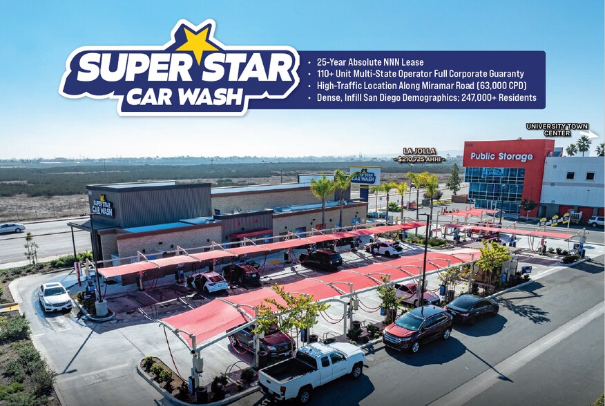 Primary Photo Of 6270 Miramar A Rd, San Diego Carwash For Sale