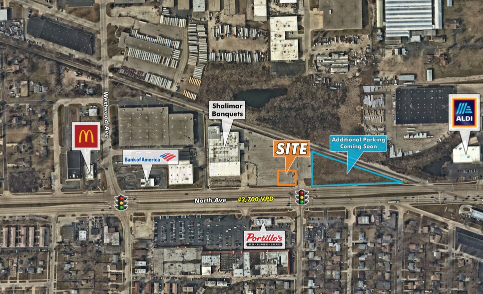 More Photos Of 280 W North Ave, Addison Land For Lease