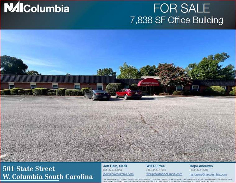 Primary Photo Of 501 State St, West Columbia Office For Sale