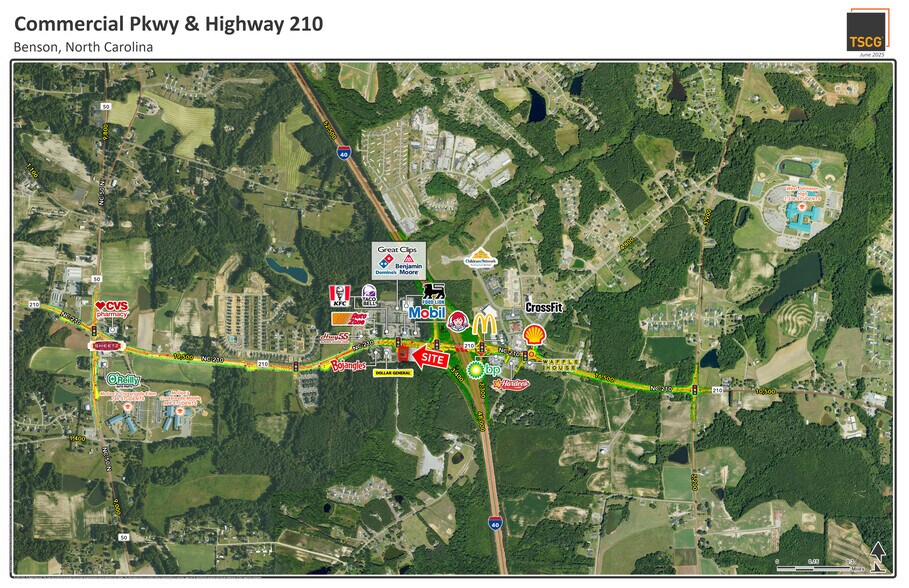 Primary Photo Of Commercial Pky @ NC-210, Benson Land For Lease