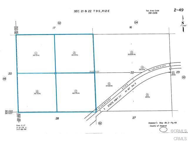 More Photos Of 0 Honey Wagon Rd, Niland Land For Sale