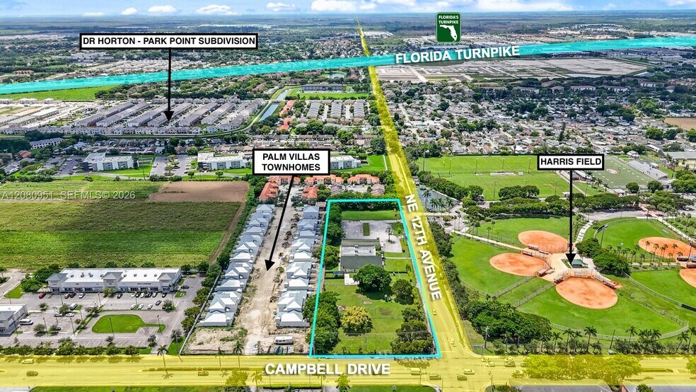 Primary Photo Of 735 NE 12th Ave, Homestead Land For Sale