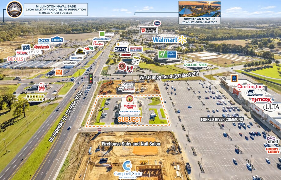 More Photos Of 8699 US 51 North hwy, Millington Storefront Retail Office For Sale